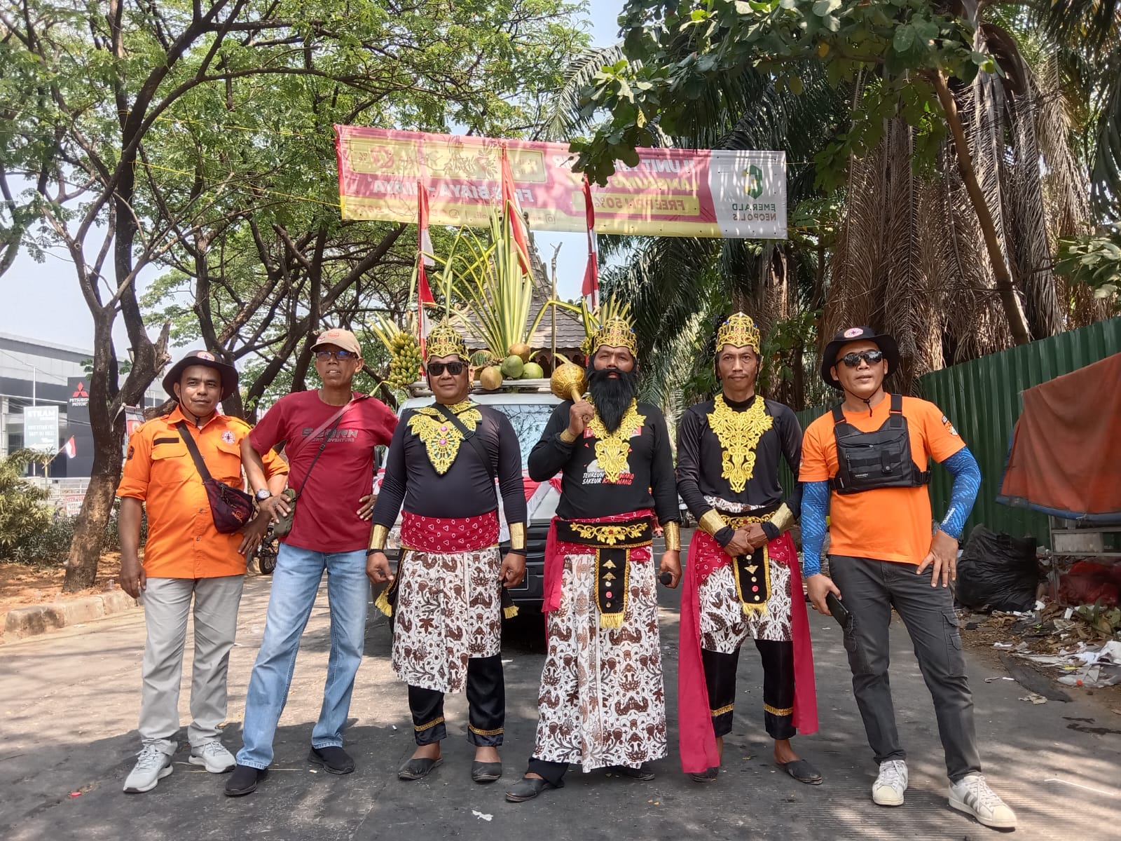 menyambut Milangkala Desa Wadas yang ke 41, Potensi Karaba Rescue, pun tidak ketinggalan untuk ikut andil dalam kegiatan Kirab Budaya