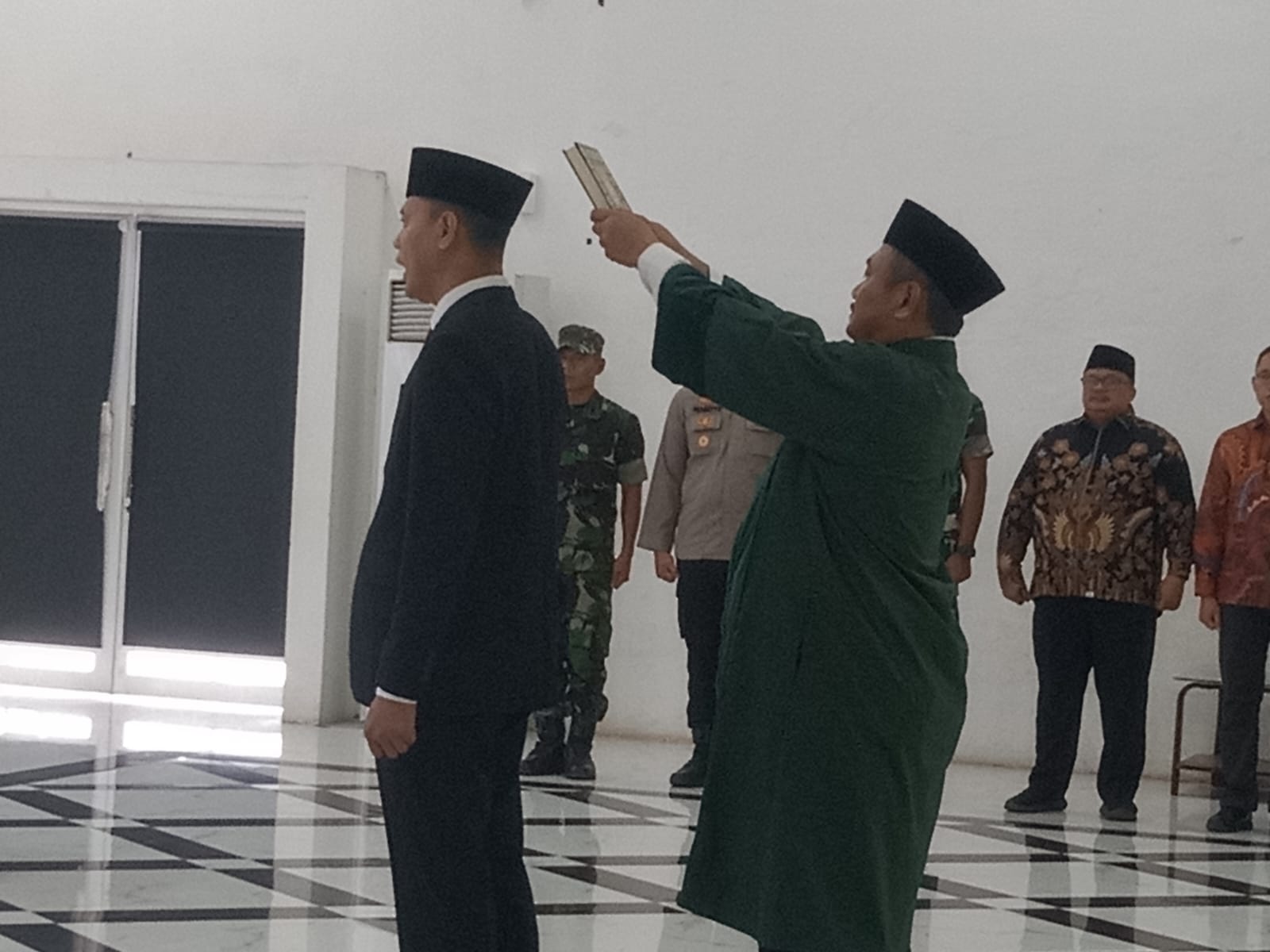 BKPSDM kembali mengadakan pengambilan sumpah jabatan serta pelantikan Sekertaris Daerah