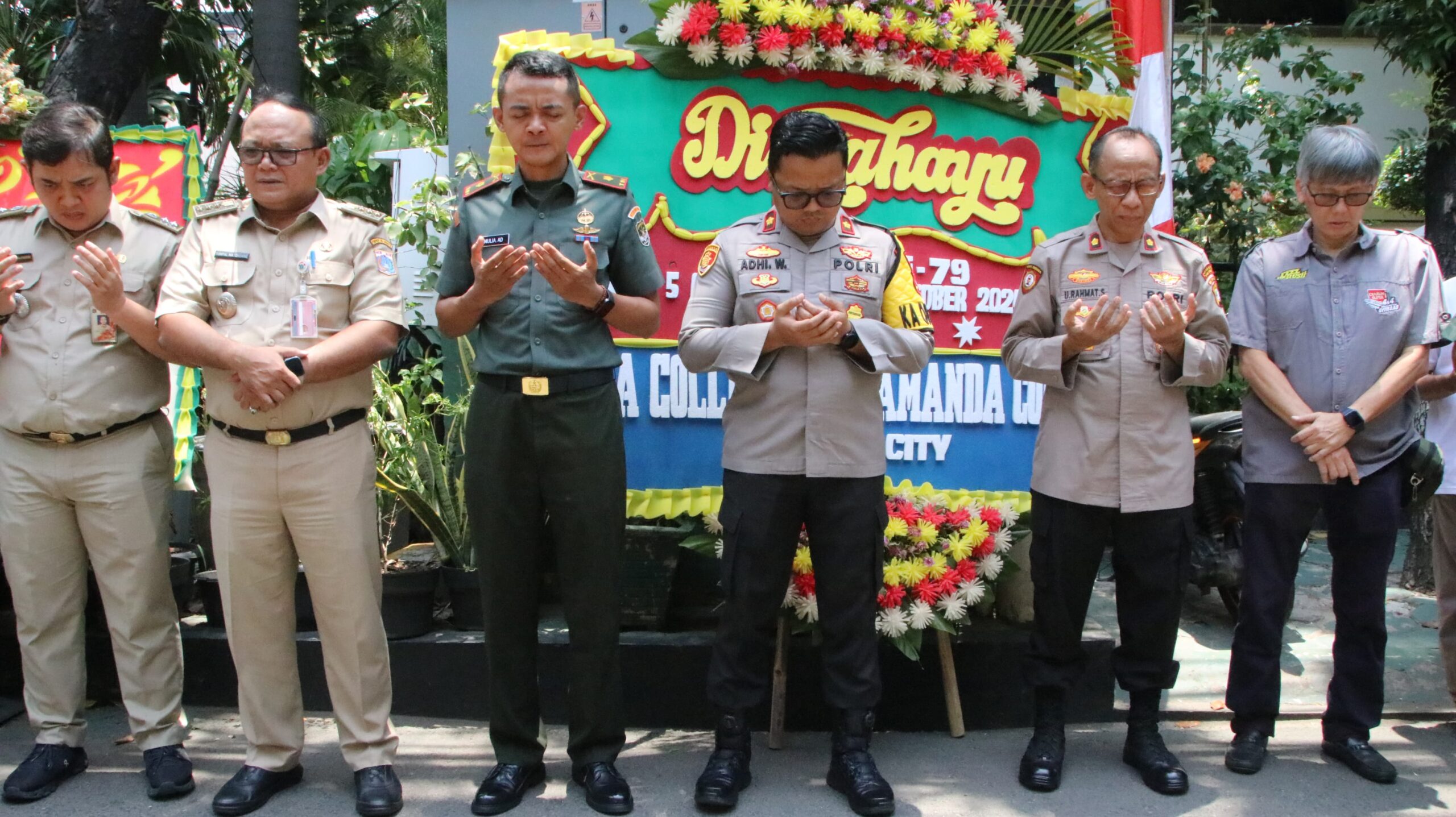 Polres Metro Jakarta Barat Rayakan HUT TNI ke-79 di Kodim 0503 JB, Simbol Eratnya Kebersamaan