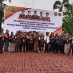 Acara Apel Gabungan Siaga Darurat Bencana Hidrometeorologi Kabupaten Karawang Tahun 2024/2025