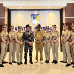Danlanal Palu Dampingi Taruna Dan Taruni AAL Angkatan Ke- 72 Dslam Serangkaian Kunjungan Kehormatan Di Sulawesi Tengah