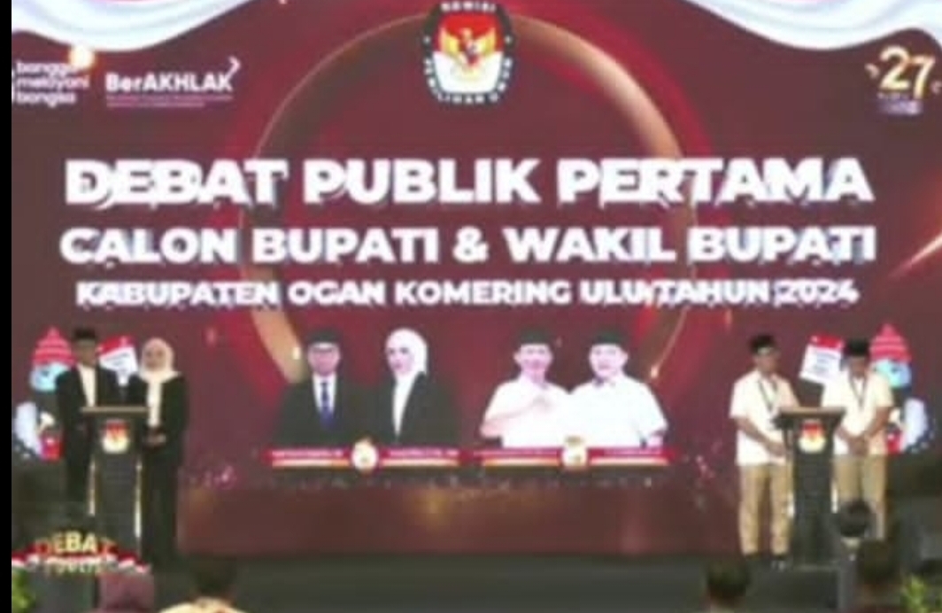 KPU OKU Adakan Debat Publik Pertama Calon Bupati Dan Calon Wakil Bupati OKU