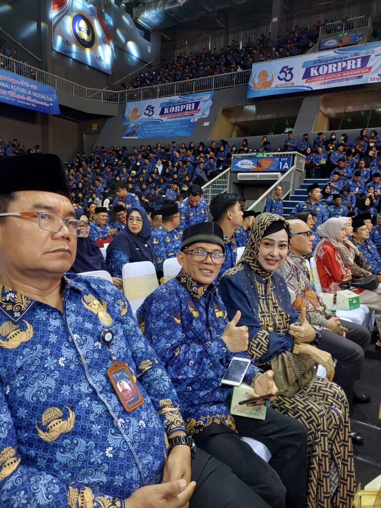 Direktur Utama PT .Gamal Hikmah Pusaka Utama & Direktur Riset Pengembangan GUBK Hadiri Acara Peringatan HUT Korpri Ke-53