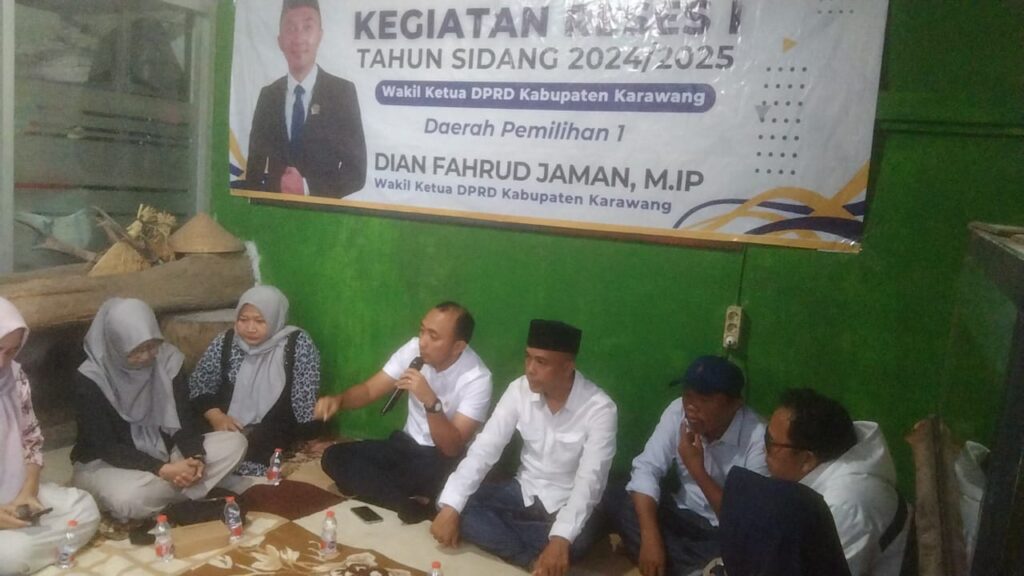 Wakil Ketua DPRD Karawang Gelar Reses di Perumahan Karaba Indah, Jaring Aspirasi Masyarakat