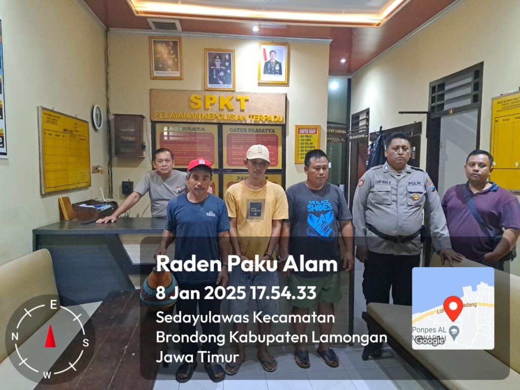 Pengrebekan Judi Sambung Ayam Milik Lahan Perhutani ,Polsek Brondong Lamongan Memvuahkan Hasil