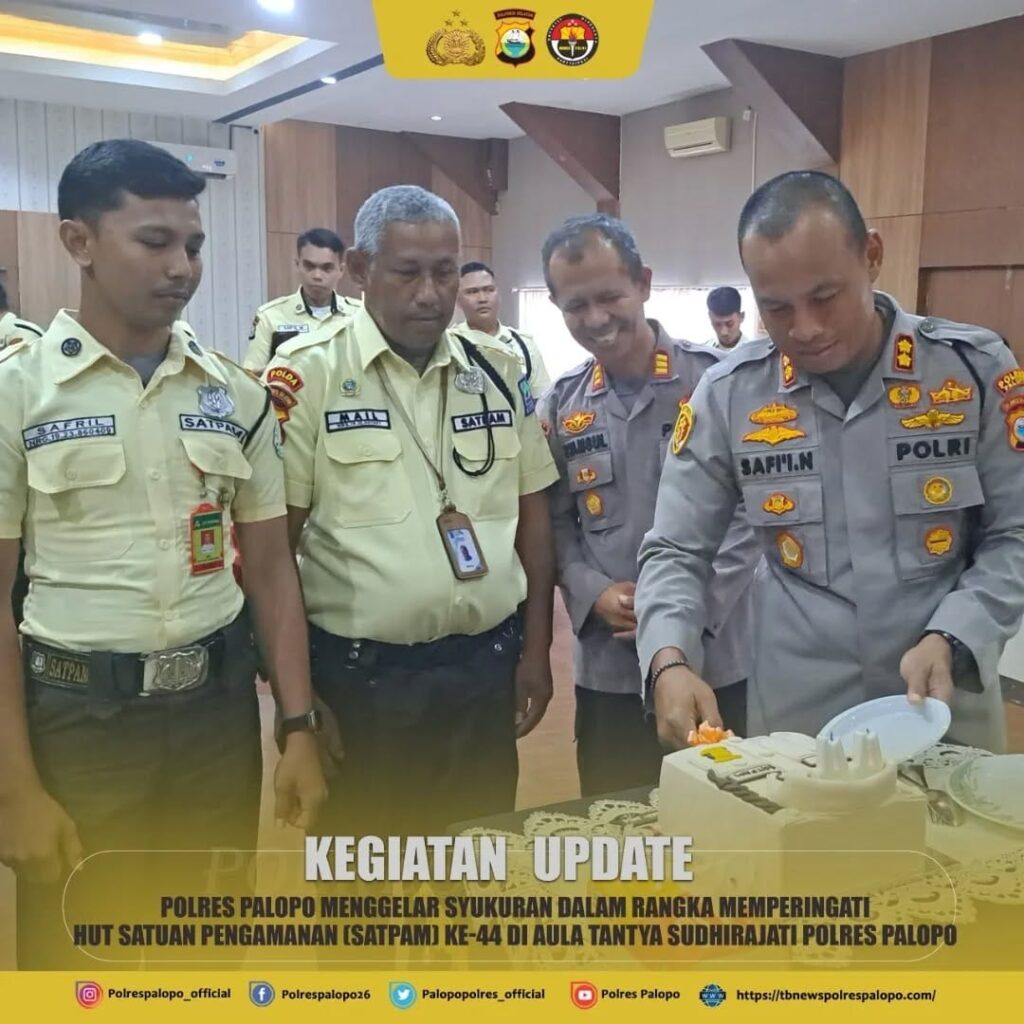 Polres Palopo Gelar Syukuran HUT Satuan Pengamanan ke-44