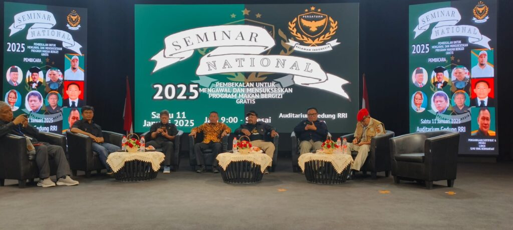 DPP Persatuan Relawan Indonesia ( Perinda ) menggelar Seminar Nasional Dukung Program Makan Bergizi Gratis