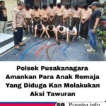 Polsek Pusakanagara amankan Puluhan Pelajar yang akan melakukan Tawuran