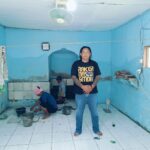 Jelang Ramadhan,Ketua LSM GMBI Distrik Subang bersama Anggota lakukan Renovasi Mushola. 