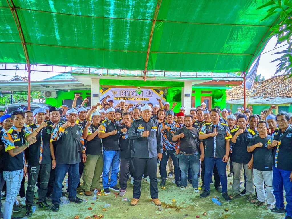 Perkuat Kaderisasi,Pengurus dan Anggota LSM GMBI Distrik Subang,Gelar Silaturahmi Bulanan