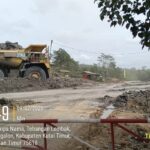 Pimpinan Media Chakra News Tinjau Langsung Lokasi Rantau Palung Crossing 7 Desa Tebangan Lembak. Bengalon Kutai Timur