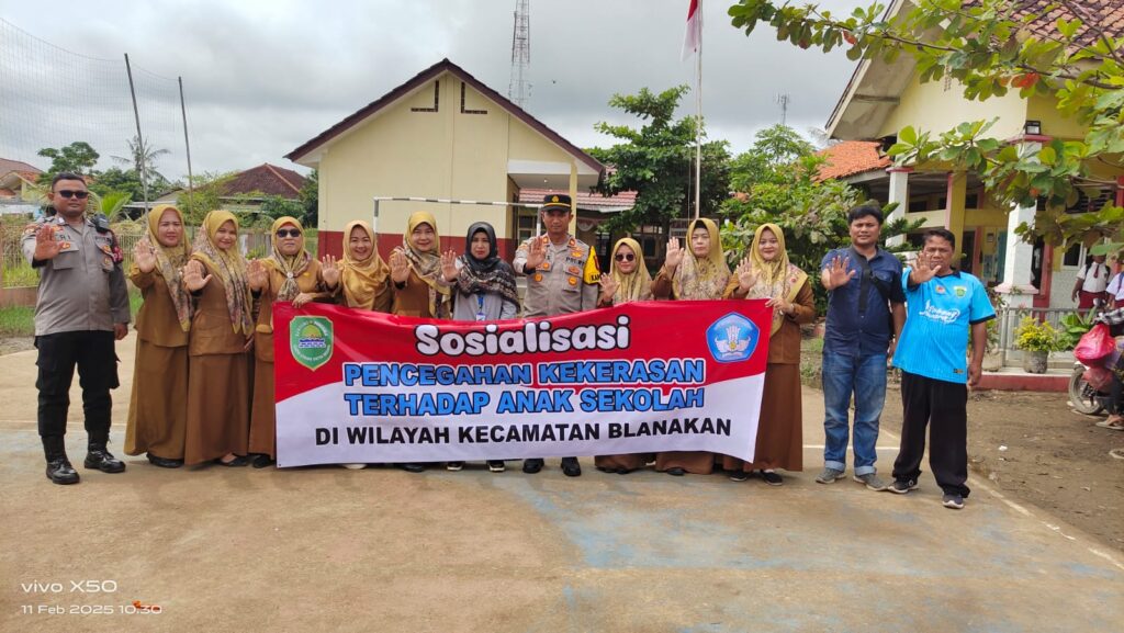 Polsek Blanakan Gencarkan Sosialisasi Pencegahan Perundungan di SD Negeri Samudra Jaya Pelelangan, Blanakan