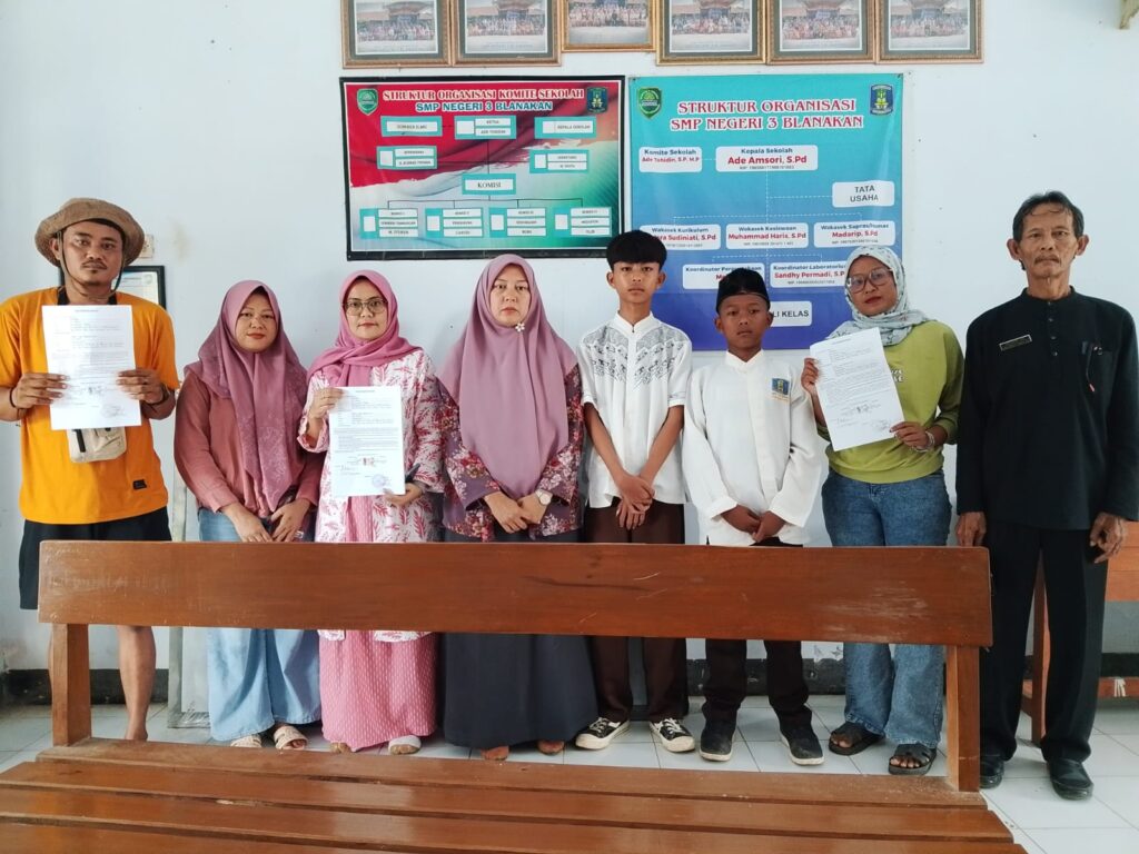 Kasus Bullying di SMP Negeri 3 Blanakan diselesaikan dengan cara Damai dan Kekeluargaan. 