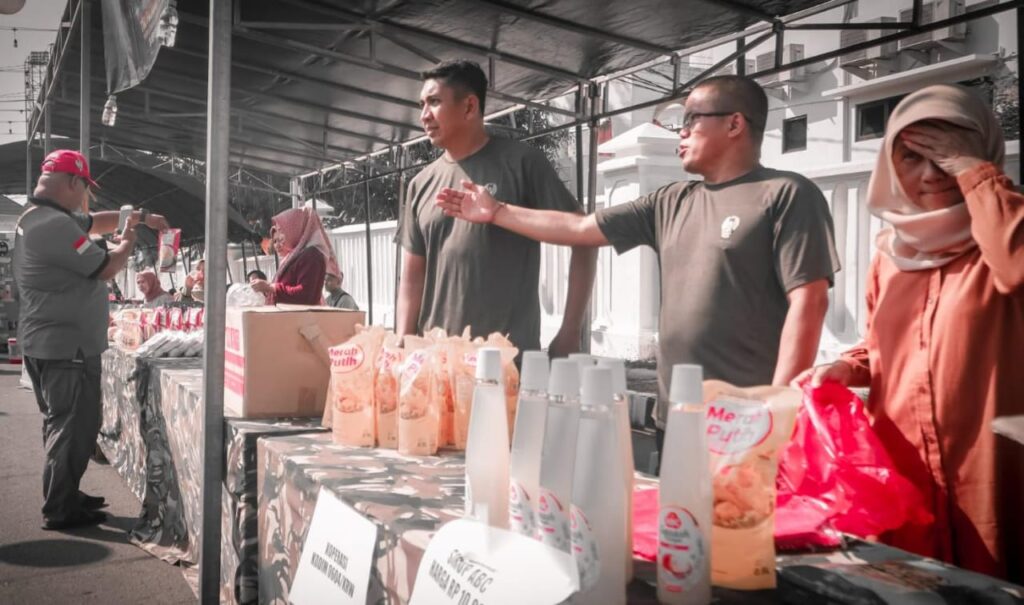 Kodim 0604/Karawang Buka Bazzar Bagi Para Pelaku UMKM Jelang Bulan Ramadhan