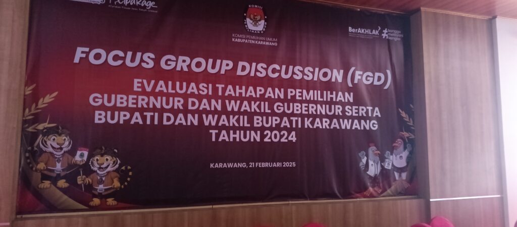KPU Kabupaten Karawang Gelar Evaluasi Pilkada 2024