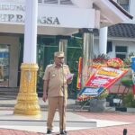 Wakil Bupati Karawang, H. Maslani, Pimpin Apel Pagi Perdana di Plaza Pemda