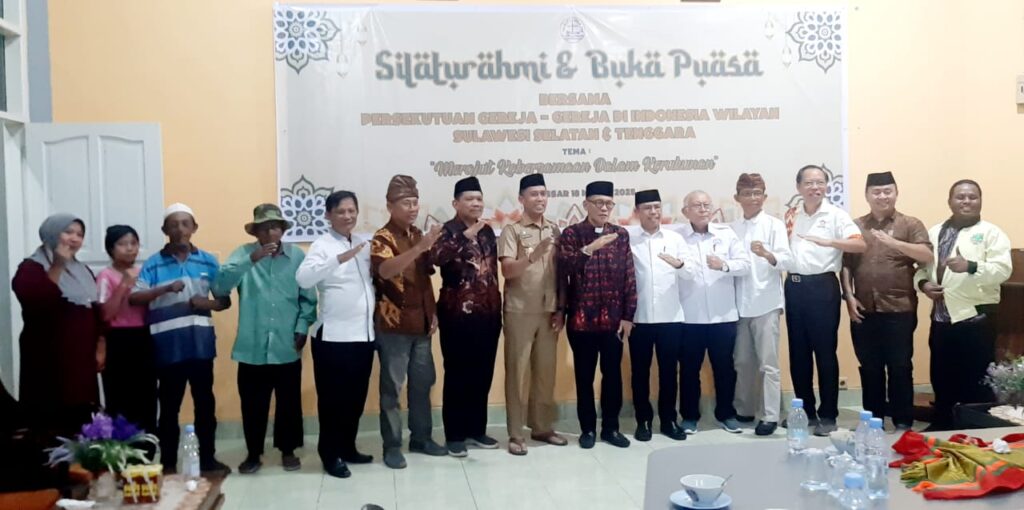 Wujud Toleransi di Bulan Ramadan, PGIW Sulselra Gelar Silaturahmi dan Buka Puasa Dihadiri Para Pemuka Agama