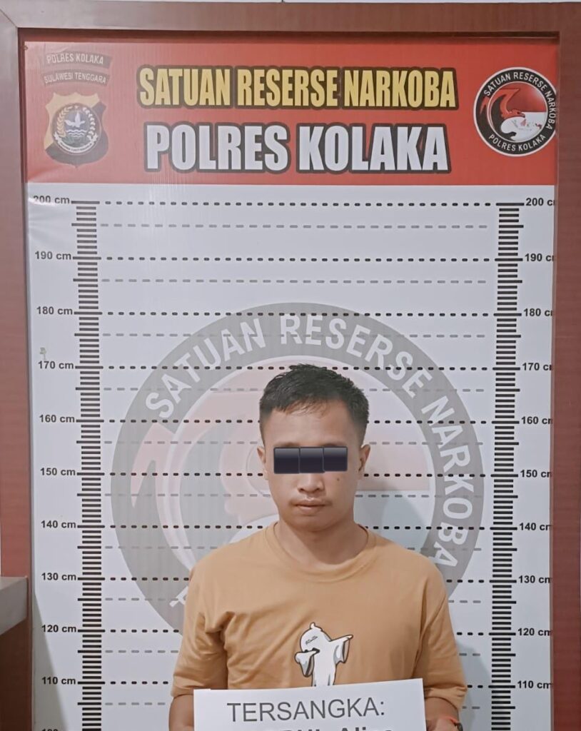Gerak Cepat Polres Kolaka Menangkap Pelaku Narkotika jenis Sabu 110,94 gram