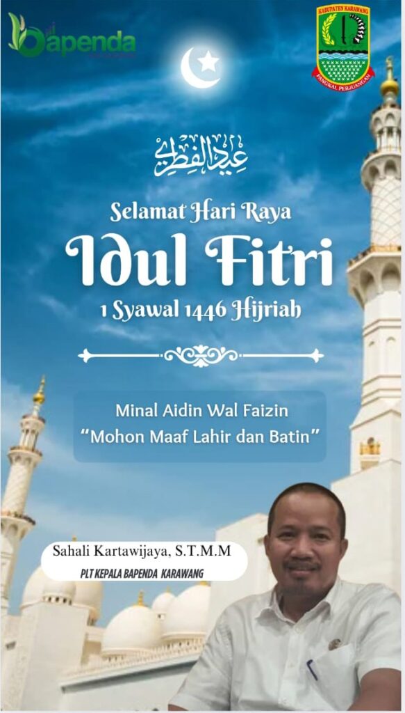 PLT Kepala Dinas Bapenda Beserta Jajaran Mengucapkan Selamat Hari Raya Idul Fitri 1446 H