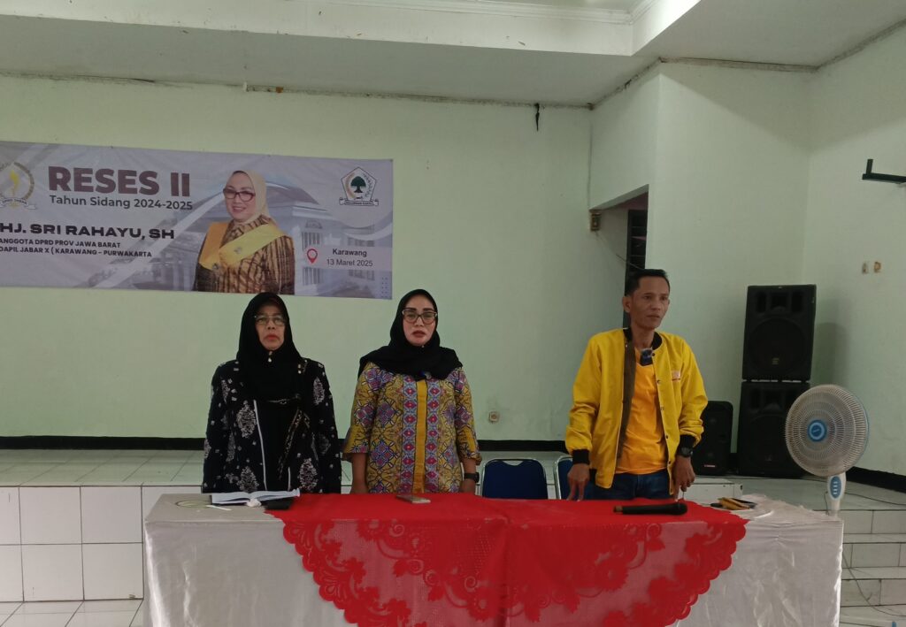 Hj. Sri Rahayu Agustina Serap Aspirasi Perempuan di Karawang, Sumbangkan Blower untuk GOW