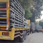 Rangka Jembatan Bailey Tiba di Lokasi, Pemasangan Jembatan Darurat Cicangor Segera Dimulai