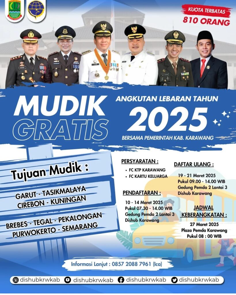Pemkab Karawang Gelar Program Mudik Gratis 2025