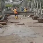 Pembangunan Jembatan Bailey di Pangkalan Karawang Ditargetkan Rampung Sebelum Lebaran