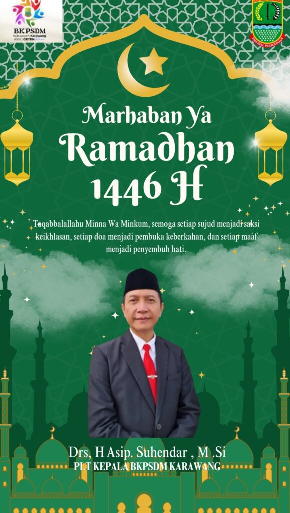 Kepala Dinas Kepegawaian dan SDM Beserta Jajaran Mengucapkan Selamat Hari Raya Idul Fitri 1446 H