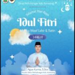 Dishub Karawang Ucapkan Selamat Idulfitri 1446 H, Mohon Maaf Lahir dan Batin