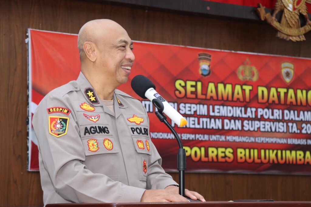 Polres Bulukumba Terima Kunjungan Tim Penelitian dari Sespim Lemdiklat Polri.