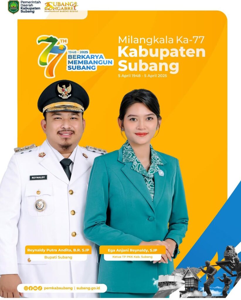 Kabupaten Subang Rayakan Milangkala ka-77 dengan Semangat “Berkarya Membangun Subang