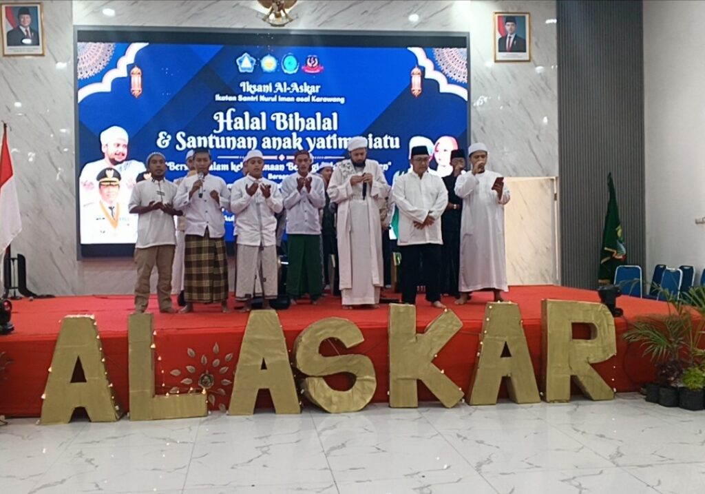 Halalbihalal dan Santunan Anak Yatim Santri Nurul Iman Digelar Meriah di Aula Husni Hamid