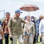 Wamen Kebudayaan Giring Ganesha Tinjau Situs Candi Jiwa di Karawang
