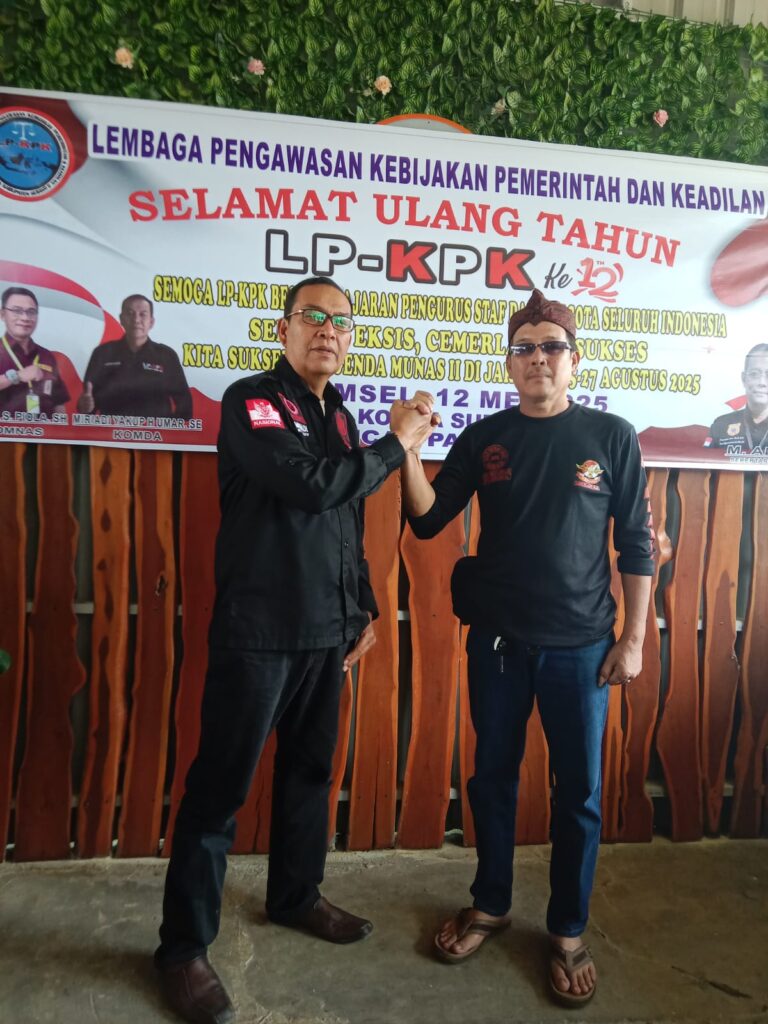 PENGURUS DAN ANGGOTA DPC LSM ELANG MAS PAGAR ALAM, SUM SEL, HADIRI UNDANGAN HARI JADI LP.KPK KE XII.