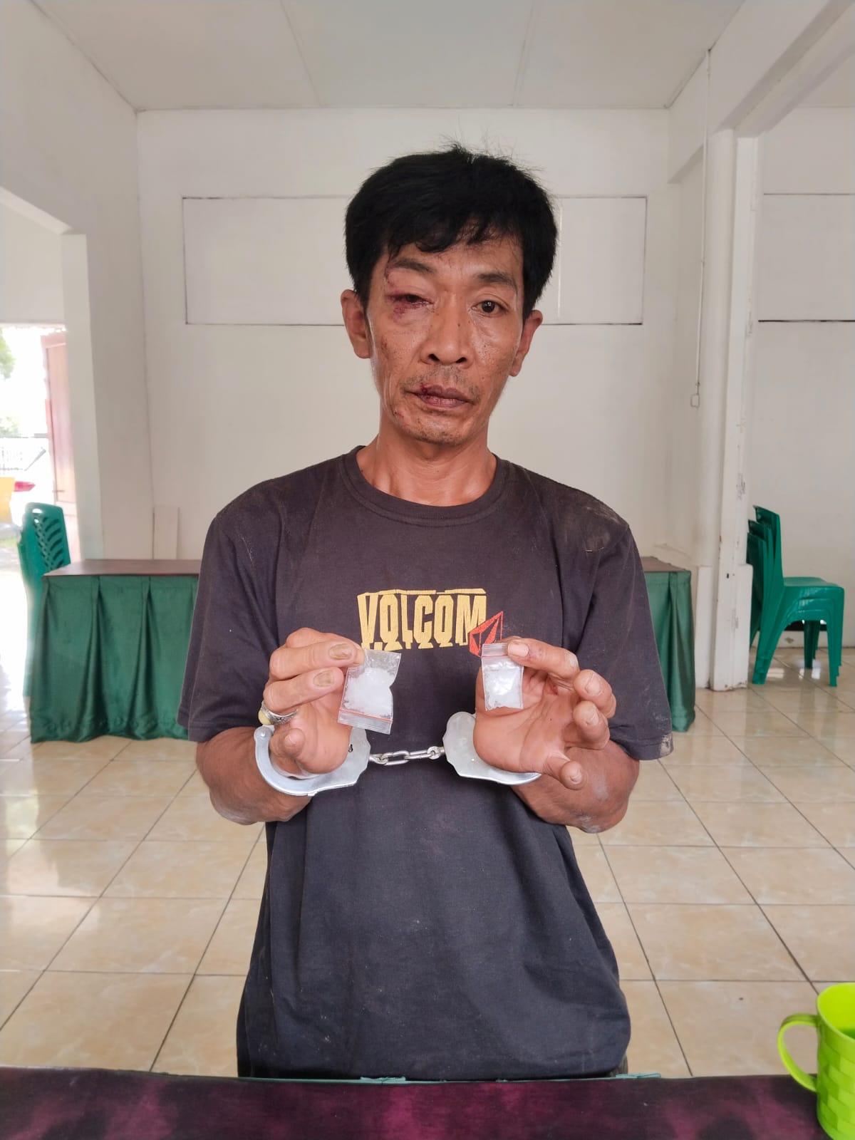 Operasi penangkapan pengedar narkotika disimalungun.tim intelrem 022/PT sukses aman kan tersangka..
