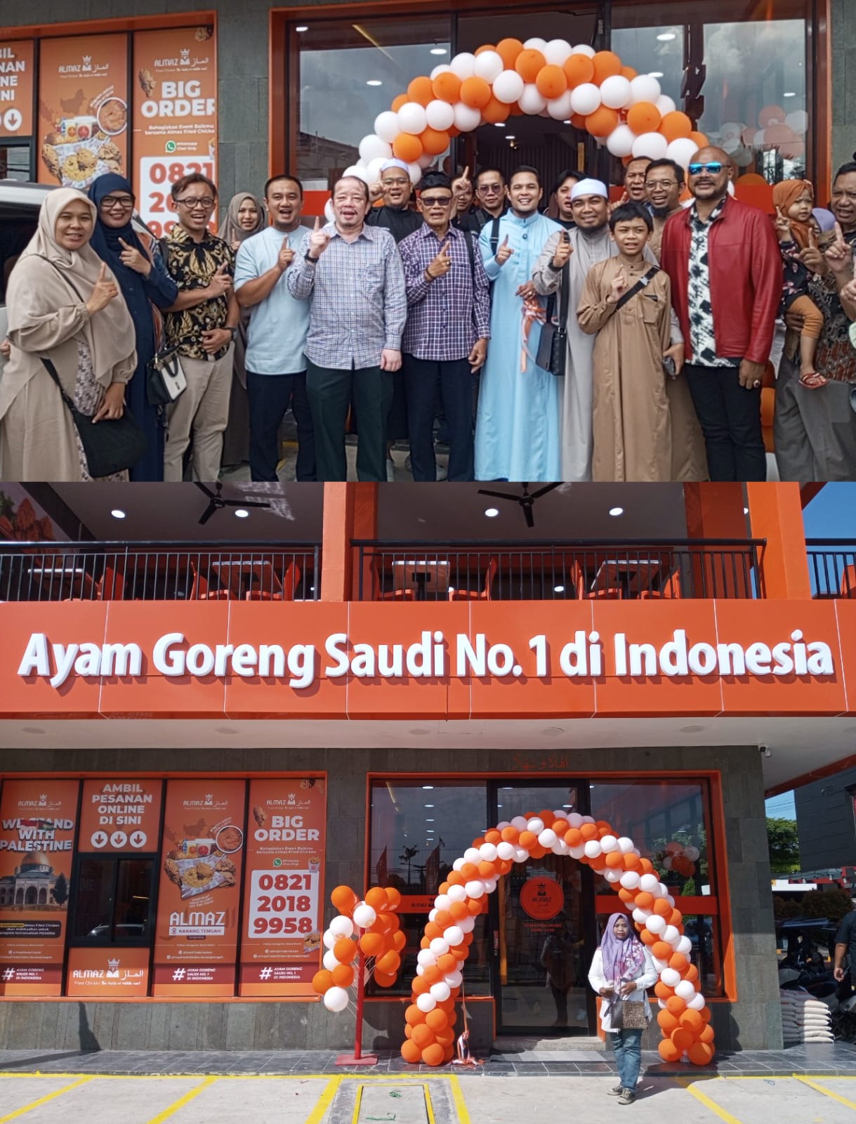 Harkat Derajat Brand Lokal Meninggi, Almaz Fried Chicken hadir berdampingan dengan McDonald Karang Tengah
