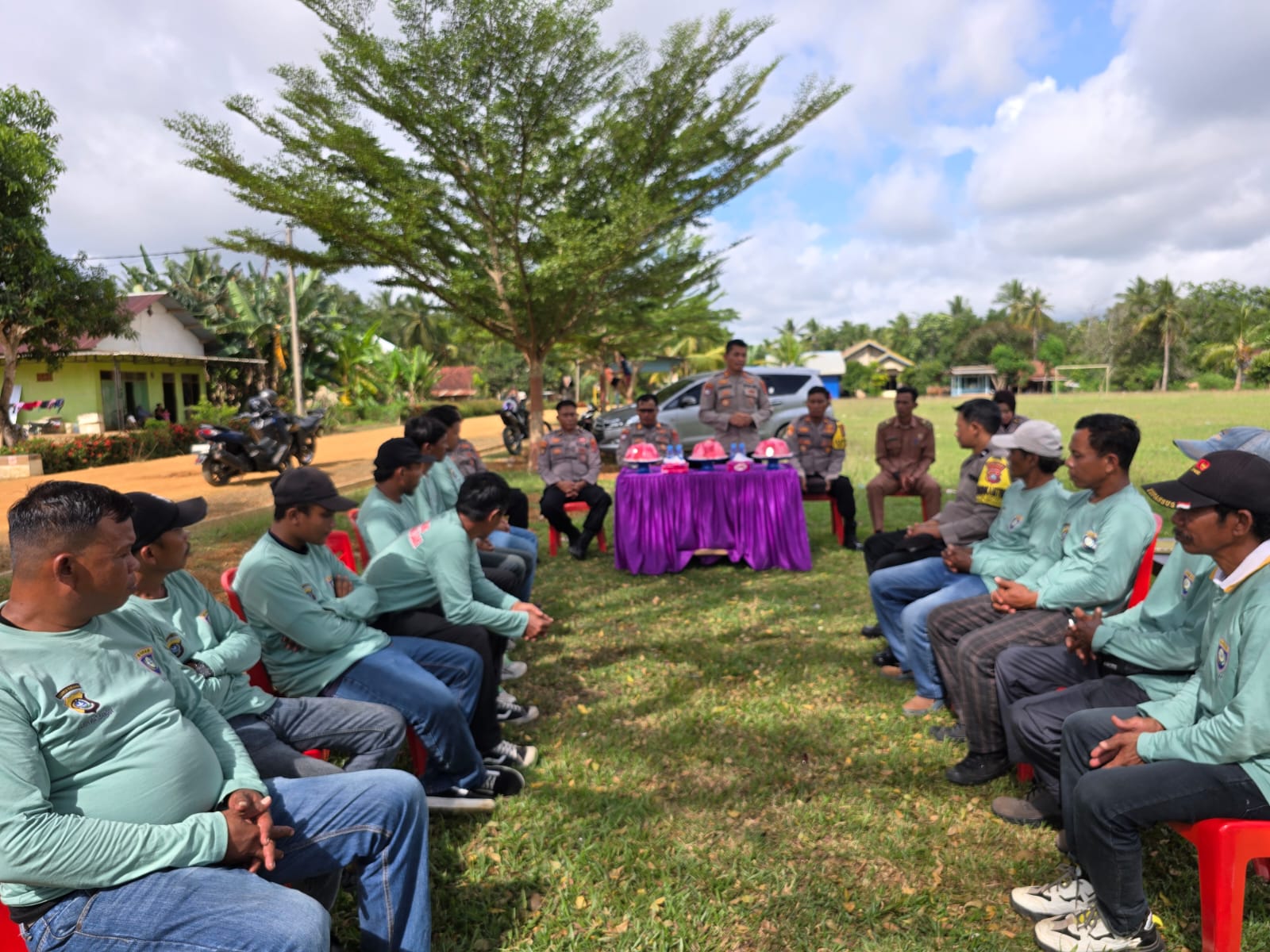 Polres Kolaka mengikuti Lomba Satkamling yang dinilai Oleh Ditbinmas Polda Sultra