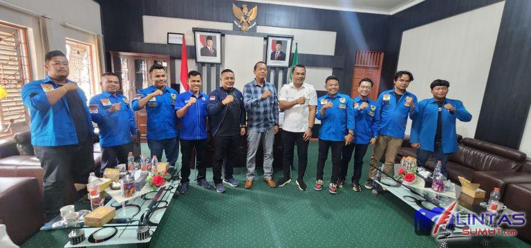 DPD KNPI Kab. Simalungun Audiensi dengan Ketua DPRD Simalungun, Bahas Kreativitas Pemuda dan Tenaga Kerja Lokal di Kab. Simalungun.
