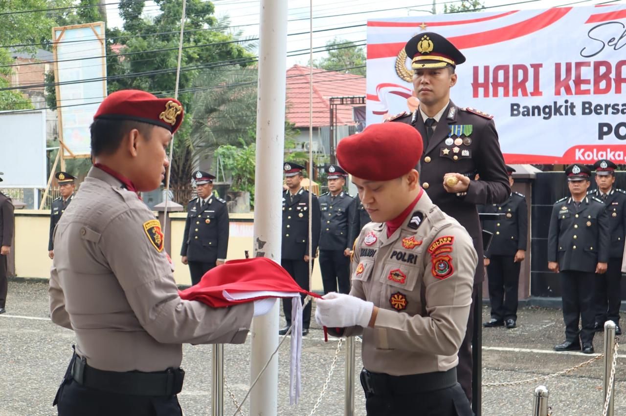 Polres Kolaka Gelar Upacara Peringatan Hari Kebangkitan Nasional
