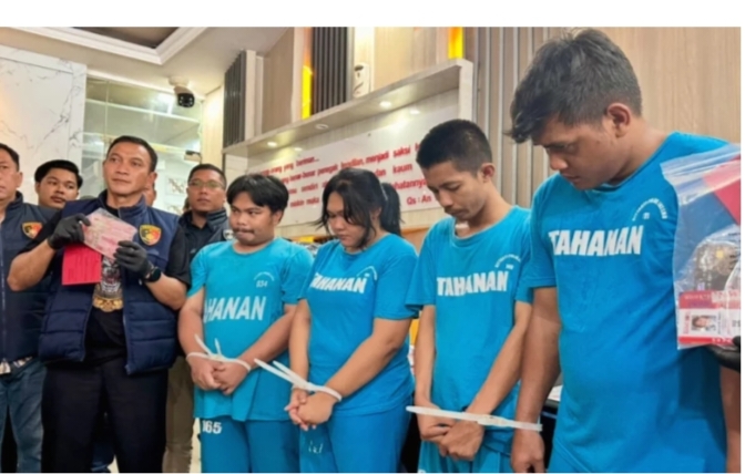 Tim Jatanras Polda Jateng Ringkus Empat Orang Wartawan Gadungan