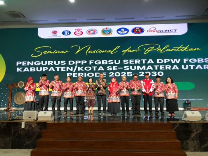 Sah, Dikukuhkan Pengurus Forum Guru Bersatu Sumut Periode 2025-2030