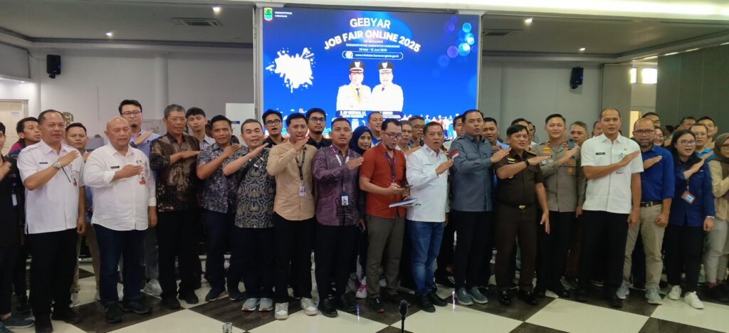 Gebyar Job Fair Online 2025 Resmi Dibuka, Ribuan Lowongan Siap Diserap Masyarakat Karawang