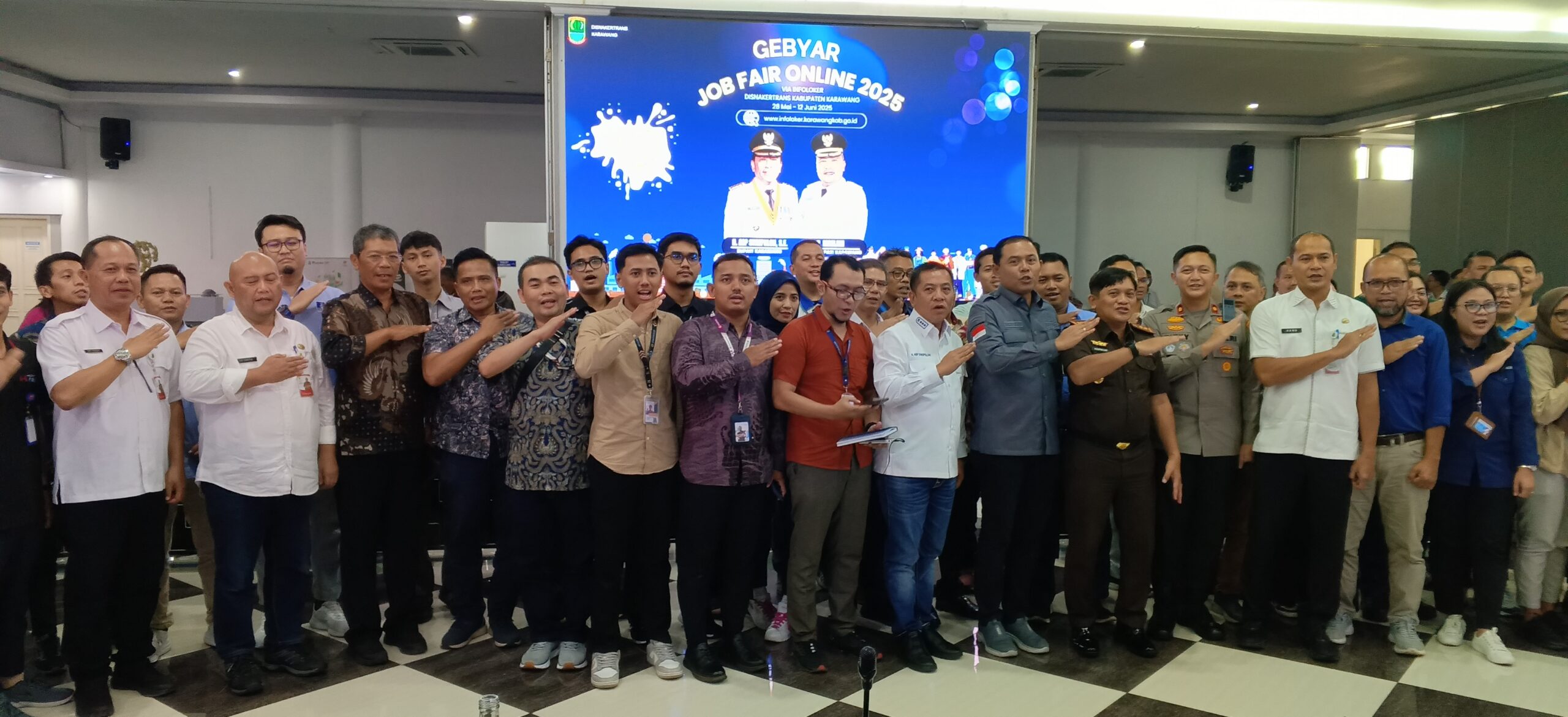 Gebyar Job Fair Online 2025 Resmi Dibuka, Ribuan Lowongan Siap Diserap Masyarakat Karawang