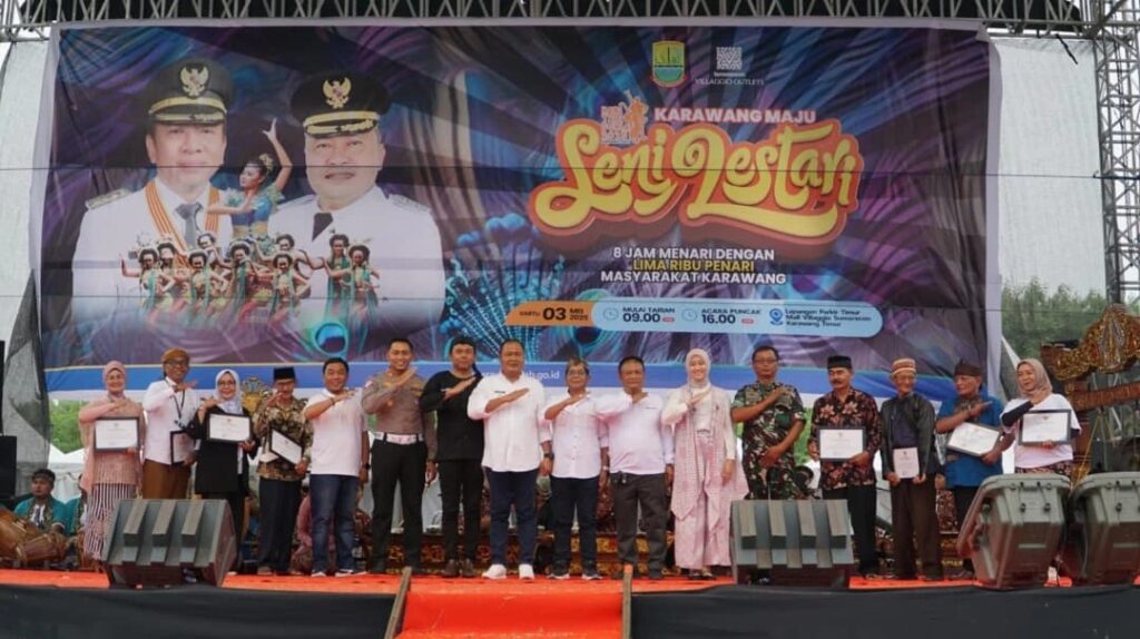 Karawang Gelar Peringatan Hari Tari Sedunia 2025, 6000 Penari Tampilkan “Tutungkusan Karawang”
