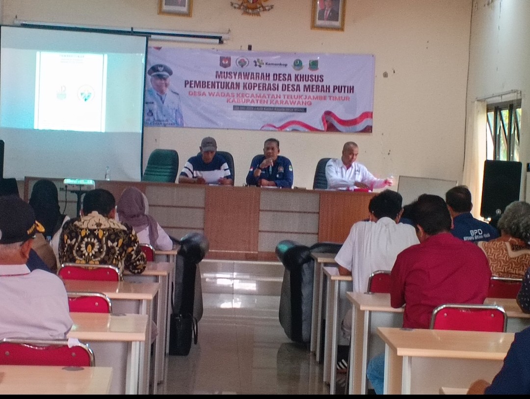 PEMBENTUKAN KOPERASI MERAH PUTIH DI DESA WADAS: LANGKAH STRATEGIS MENUJU KESEJAHTERAAN MASYARAKAT