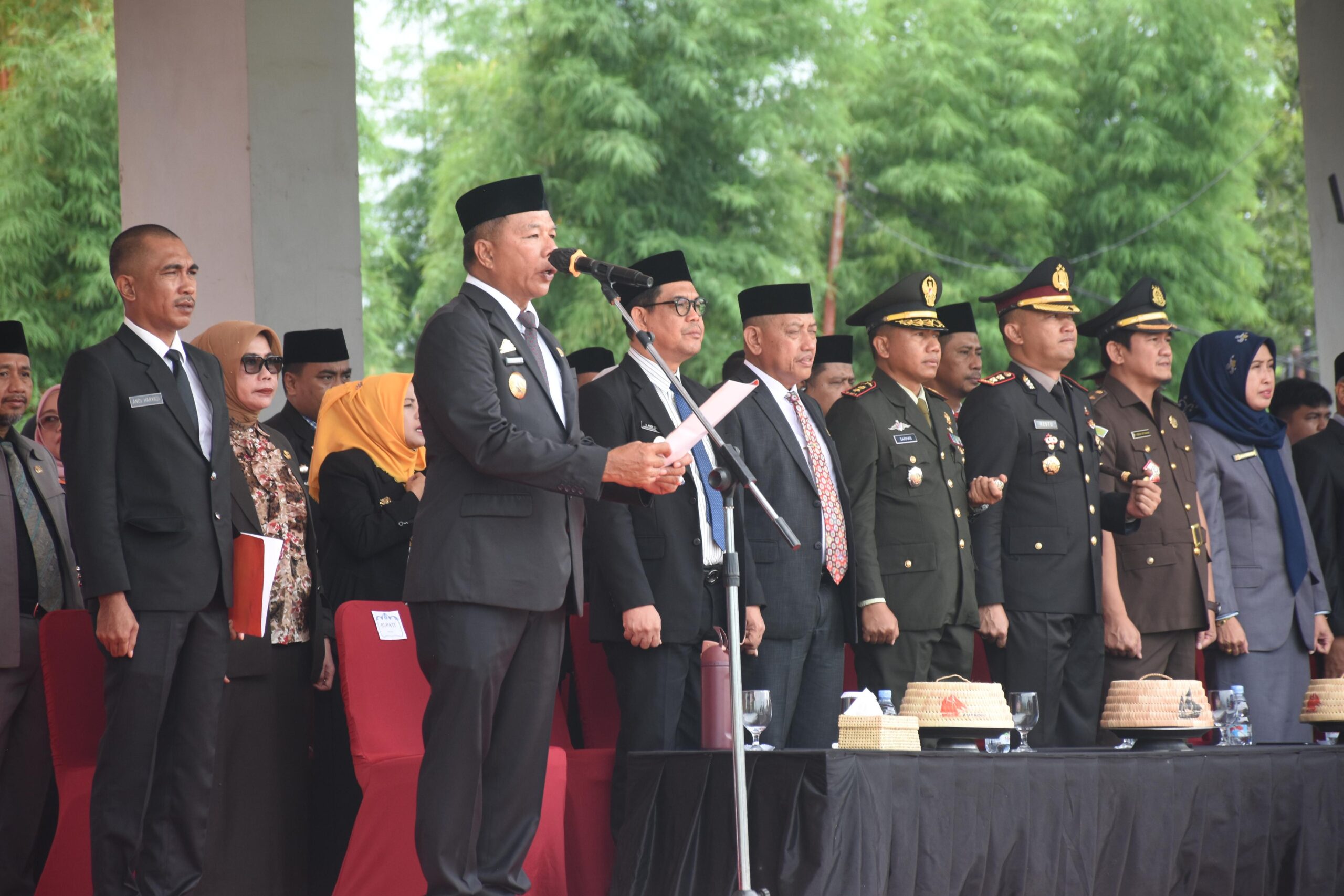 Kapolres Bulukumba AKBP Restu Wijayanto Hadiri Upacara Peringatan Hari Lahir Pancasila di Lapangan Pemuda