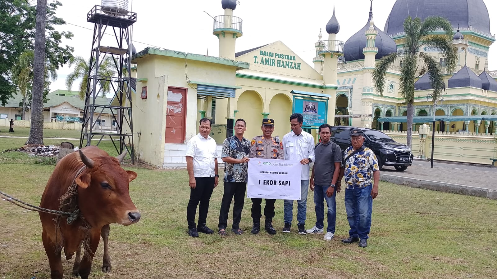 EMP Gebang Limited Berkurban di Tanjung Pura Sambut Iduladha 1446 H