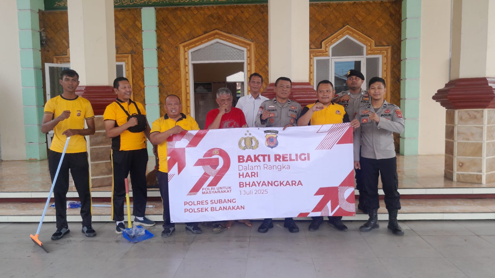 Giat Bakti Religi Polsek Blanakan dalam Rangka Menyambut Hari Bhayangkara ke-79
