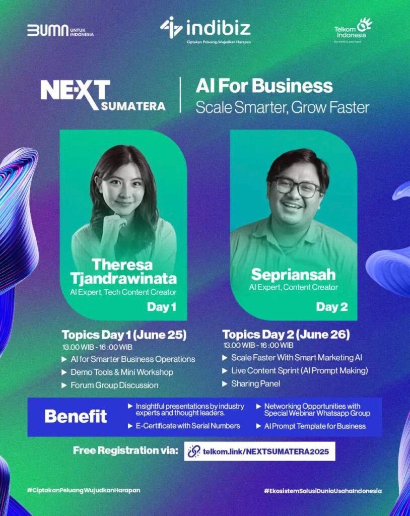 NEXT Sumatera by Indibiz Sumatera: Memperkenalkan Era Baru Pemanfaatan AI untuk UMKA.