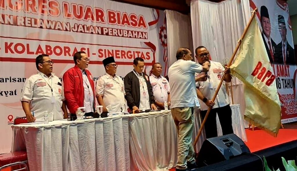 Willem Frans Ansanay Terpilih Aklamasi Ketua Umum DPP Bara JP Periode 2025-2030, Siap Kawal Pemerintahan Prabowo-Gibran.